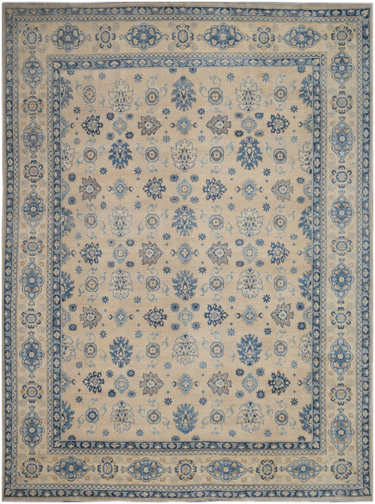 Handmade Afghan Kazakh Rug | 347 x 268 cm - Najaf Rugs & Textile