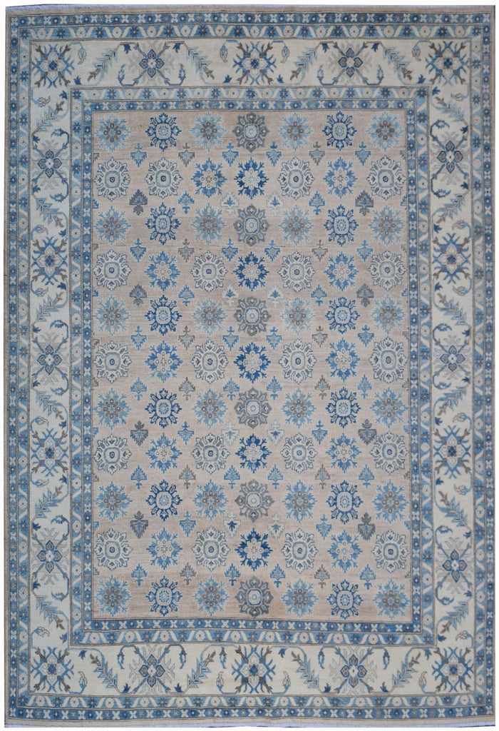 Handmade Afghan Kazakh Rug | 370 x 273 cm | 12'2" x 9' - Najaf Rugs & Textile