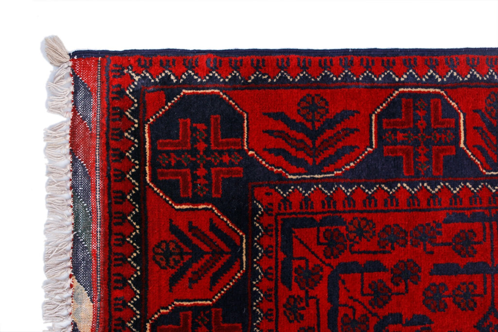 Handmade Afghan Khal Mohammadi Hallway Runner | 573 x 80 cm | 18’10” x 2’8” - Najaf Rugs & Textile