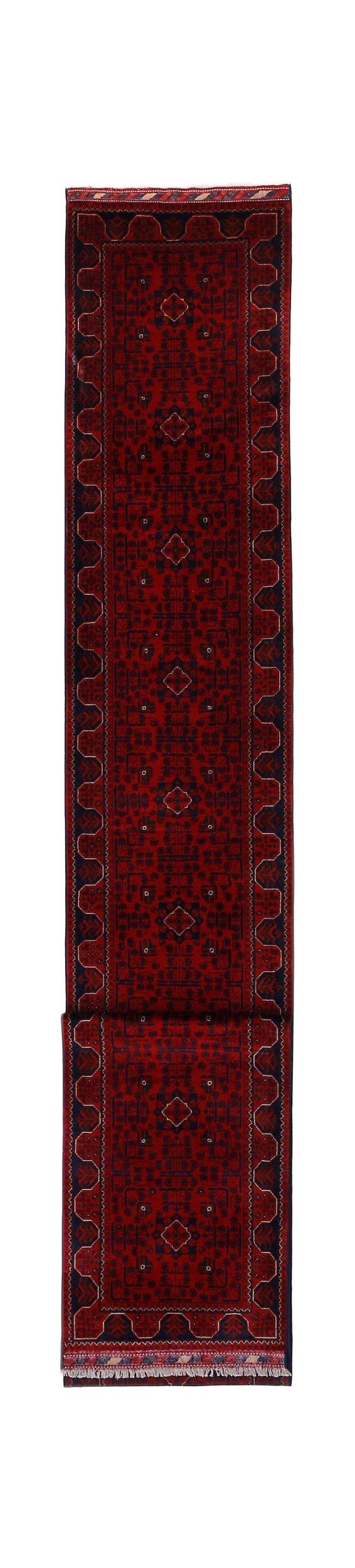 Handmade Afghan Khal Mohammadi Hallway Runner | 679 x 80 cm | 22’4” x 2’8” - Najaf Rugs & Textile