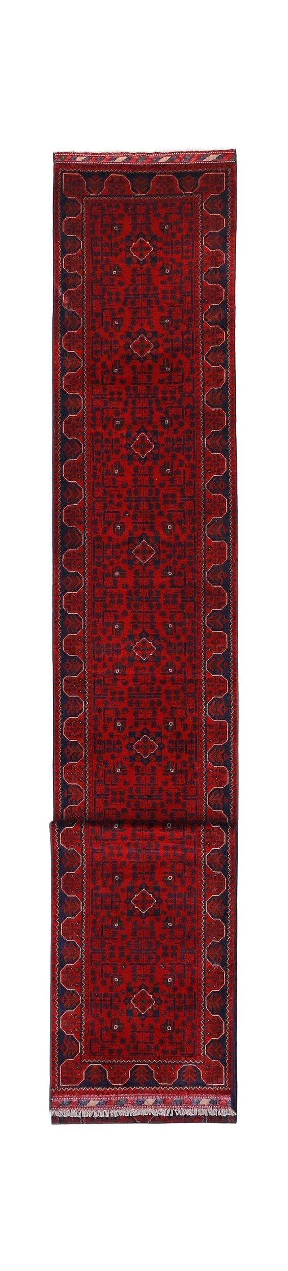 Handmade Afghan Khal Mohammadi Hallway Runner | 683 x 78 cm | 22’5” x 2’7” - Najaf Rugs & Textile