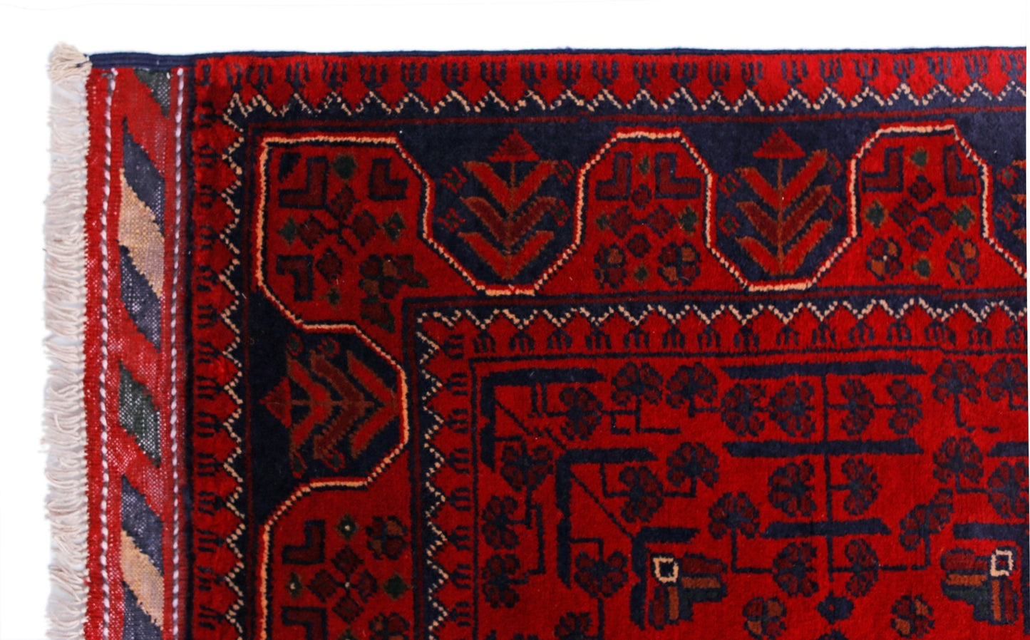 Handmade Afghan Khal Mohammadi Hallway Runner | 683 x 78 cm | 22’5” x 2’7” - Najaf Rugs & Textile