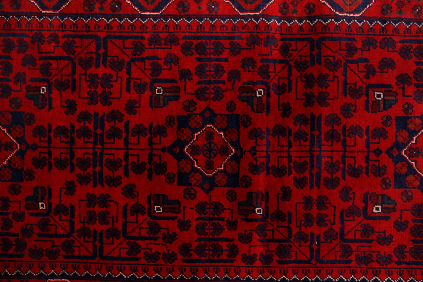 Handmade Afghan Khal Mohammadi Hallway Runner | 683 x 78 cm | 22’5” x 2’7” - Najaf Rugs & Textile