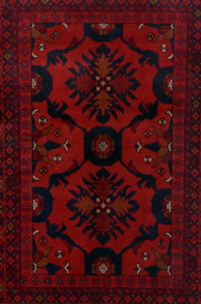 Handmade Afghan Khal Mohammadi Rug | 143 x 100 cm | 4'6" x 3'2" - Najaf Rugs & Textile