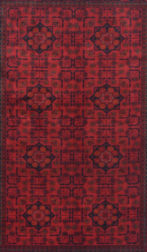 Handmade Afghan Khal Mohammadi Rug | 148 x 102 cm | 4'8" x 3'3" - Najaf Rugs & Textile
