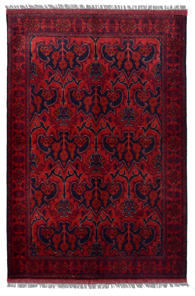 Handmade Afghan Khal Mohammadi Rug | 148 x 98 cm | 4'8" x 3'2" - Najaf Rugs & Textile