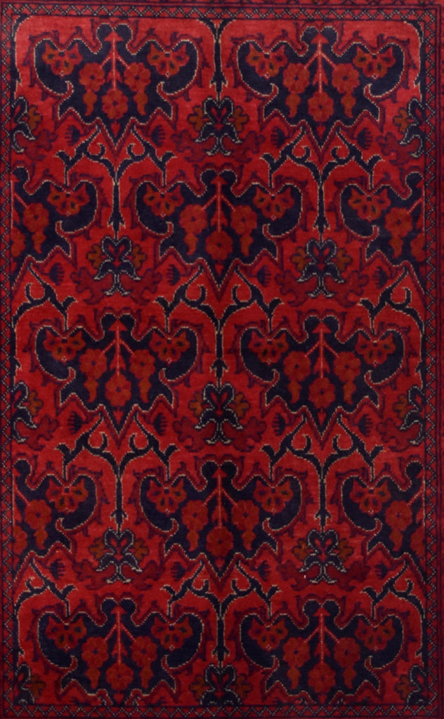 Handmade Afghan Khal Mohammadi Rug | 148 x 98 cm | 4'8" x 3'2" - Najaf Rugs & Textile
