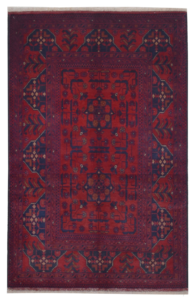 Handmade Afghan Khal Mohammadi Rug | 150 x 97 cm | 4'9" x 3'1" - Najaf Rugs & Textile