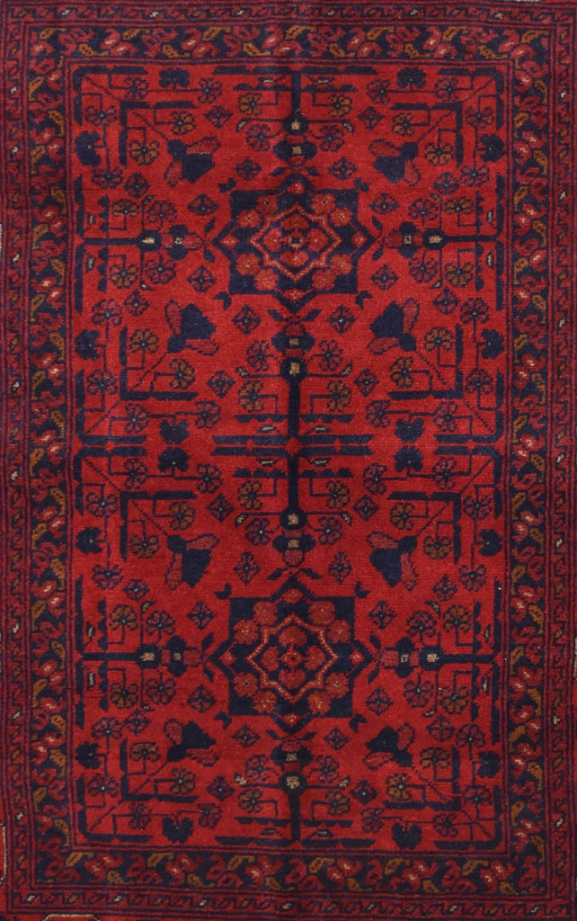 Handmade Afghan Khal Mohammadi Rug | 152 x 106 cm | 4'9" x 3'4" - Najaf Rugs & Textile