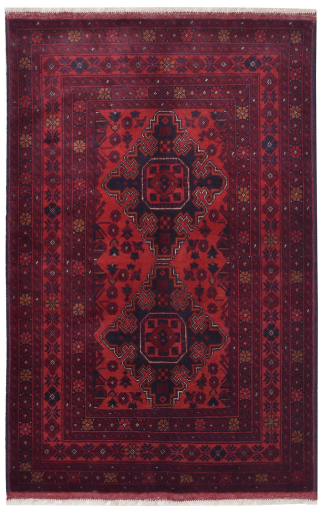 Handmade Afghan Khal Mohammadi Rug | 152 x 97 cm | 4'9" x 3'1" - Najaf Rugs & Textile