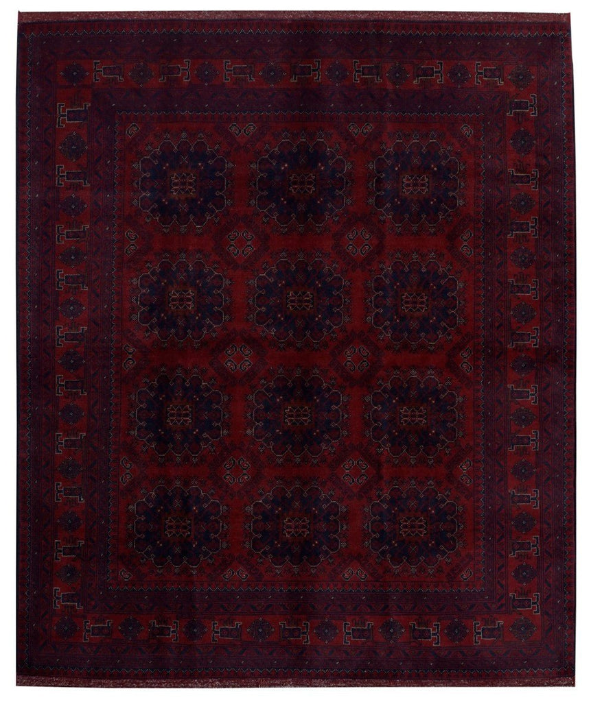 Handmade Afghan Khal Mohammadi Rug | 185 x 150 cm | 6' x 4'9" - Najaf Rugs & Textile