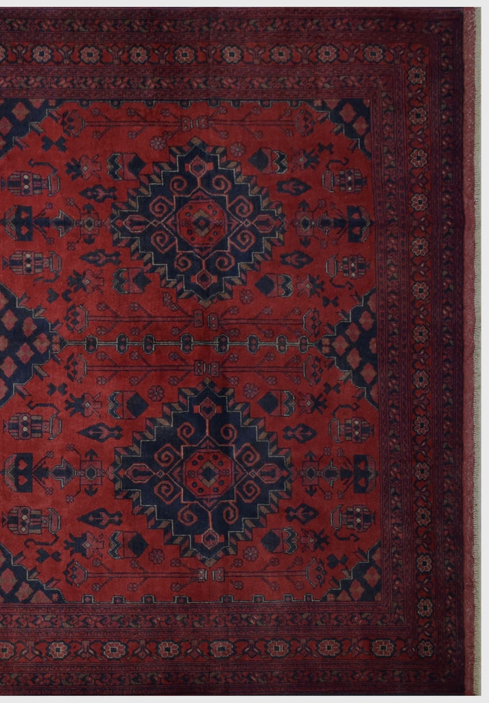 Handmade Afghan Khal Mohammadi Rug | 296 x 202 cm | 9'7" x 6'6" - Najaf Rugs & Textile