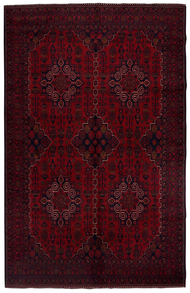 Handmade Afghan Khal Mohammadi Rug | 301 x 197 cm | 9'8" x 6'4" - Najaf Rugs & Textile