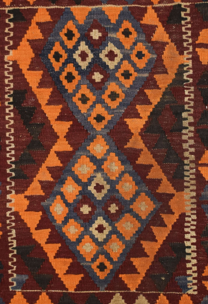 Handmade Afghan Maimana Kilim | 104 x 84 cm | 3'4" x 2'7" - Najaf Rugs & Textile
