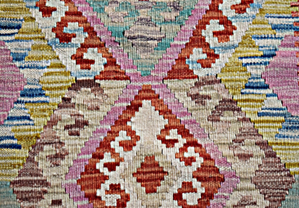 Handmade Afghan Maimana Kilim | 115 x 83 cm | 3'9" x 2'9" - Najaf Rugs & Textile