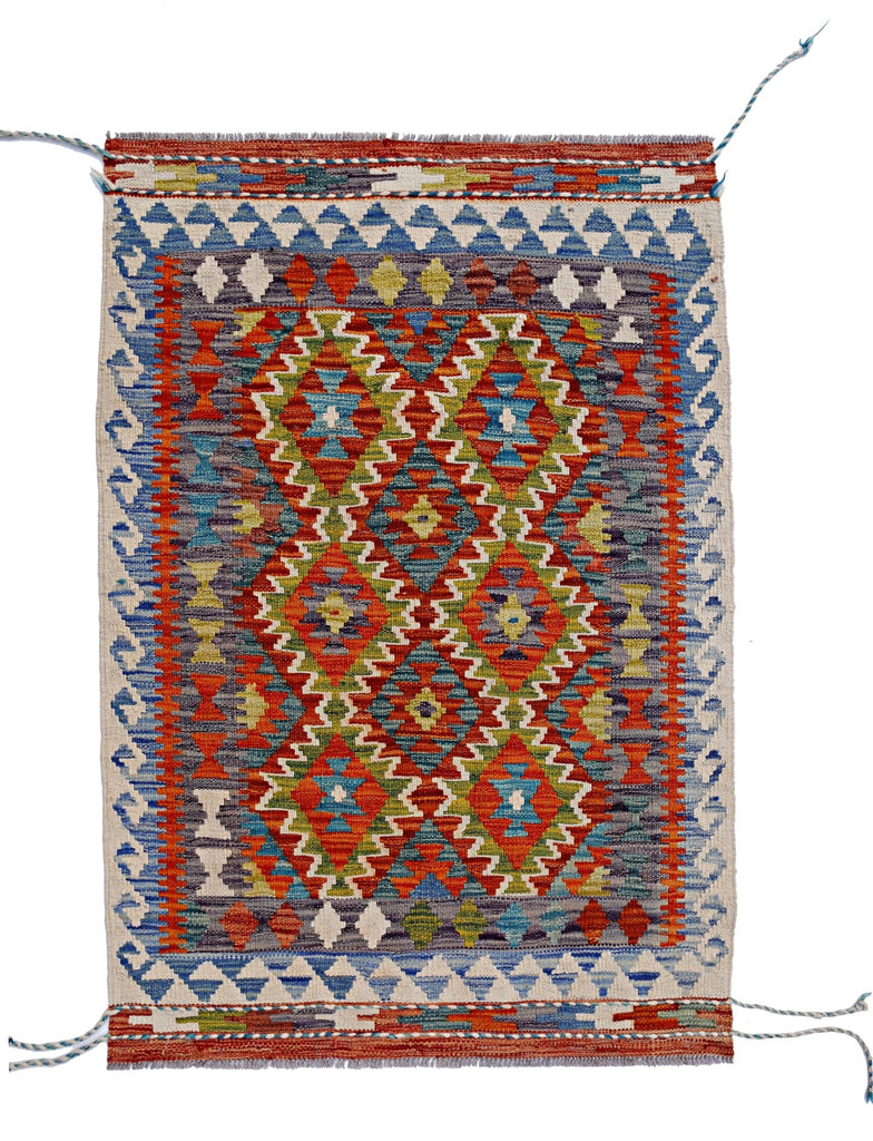 Handmade Afghan Maimana Kilim | 120 x 81 cm | 4' x 2'8" - Najaf Rugs & Textile