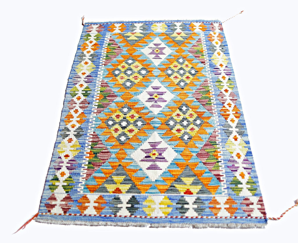 Handmade Afghan Maimana Kilim | 121 x 80 cm | 4' x 2'8" - Najaf Rugs & Textile
