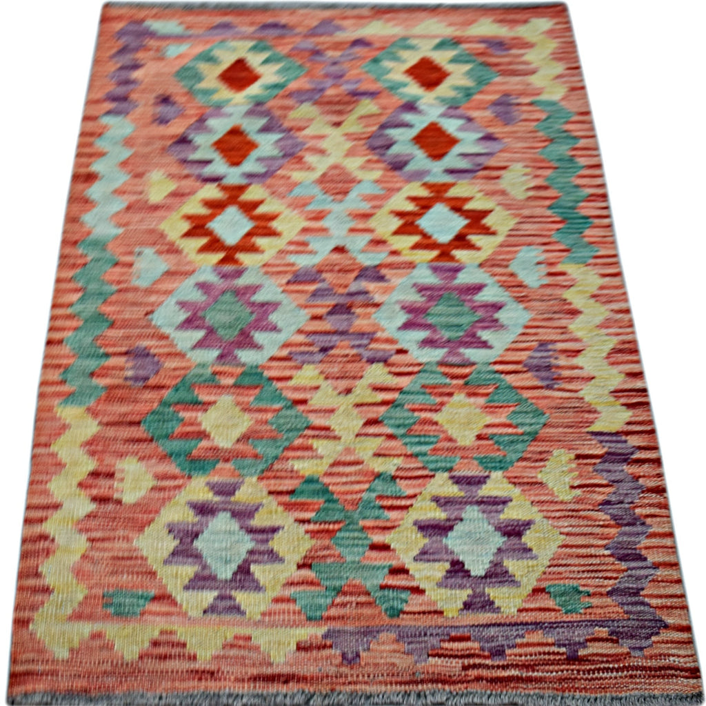 Handmade Afghan Maimana Kilim | 121 x 81 cm | 4' x 2'8" - Najaf Rugs & Textile