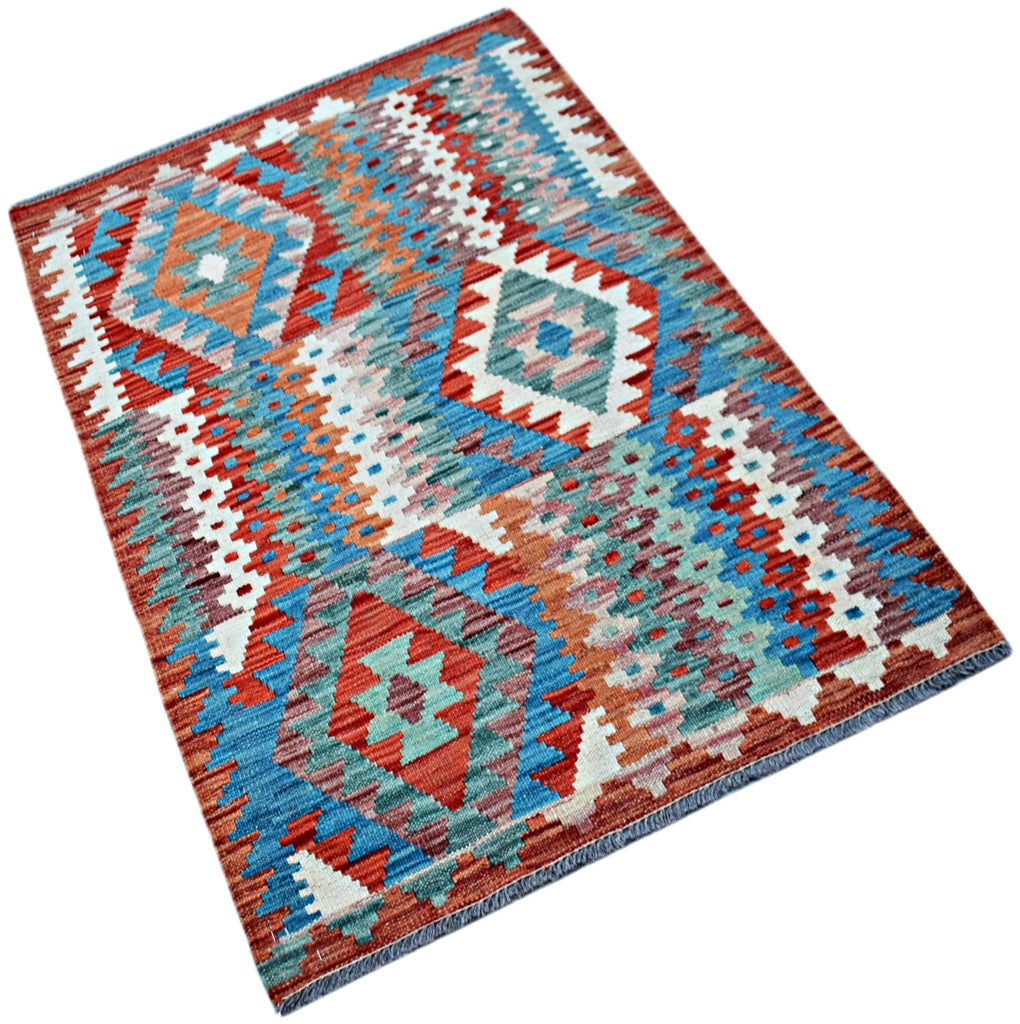 Handmade Afghan Maimana Kilim | 121 x 82 cm | 4' x 2'8" - Najaf Rugs & Textile