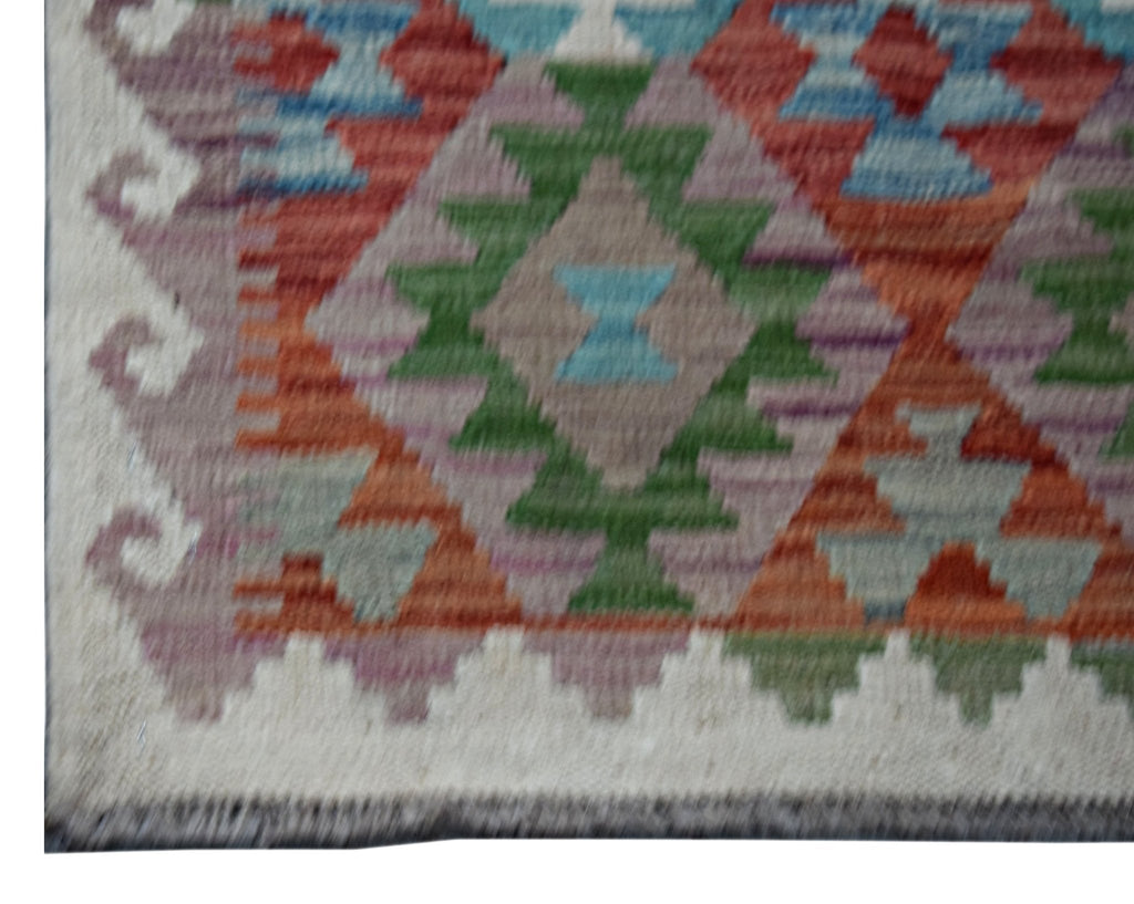 Handmade Afghan Maimana Kilim | 122 x 76 cm | 4'1" x 2'6" - Najaf Rugs & Textile