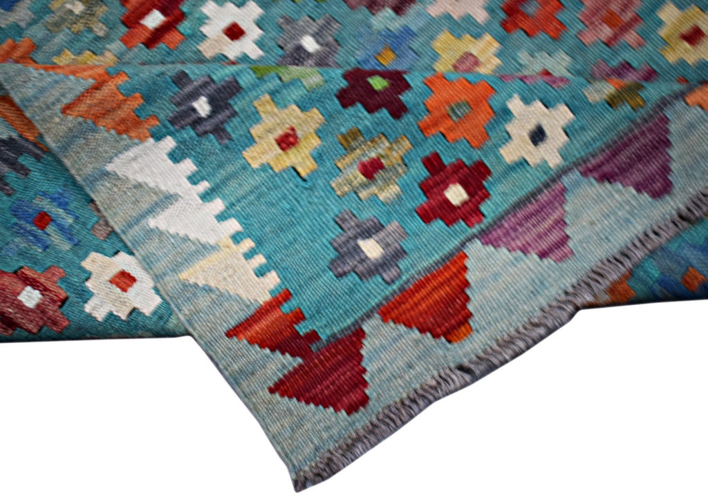 Handmade Afghan Maimana Kilim | 122 x 86 cm | 4'10" x 2'10" - Najaf Rugs & Textile