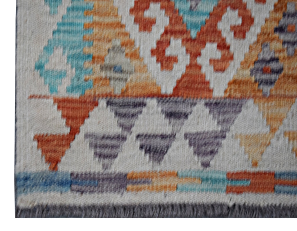 Handmade Afghan Maimana Kilim | 123 x 84 cm | 4' x 2'9" - Najaf Rugs & Textile