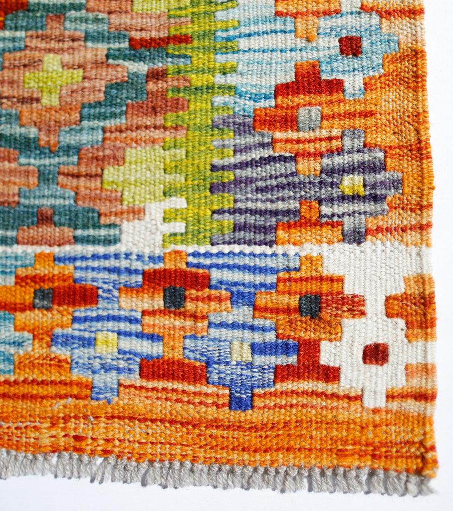 Handmade Afghan Maimana Kilim | 123 x 84 cm | 4' x 2'9" - Najaf Rugs & Textile