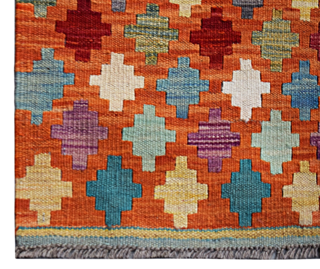 Handmade Afghan Maimana Kilim | 125 x 77 cm | 4'1" x 2'1" - Najaf Rugs & Textile
