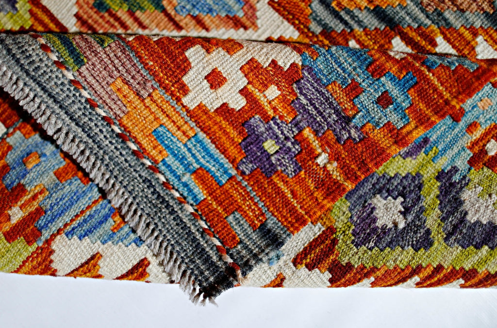 Handmade Afghan Maimana Kilim | 125 x 82 cm | 4'1" x 2'9" - Najaf Rugs & Textile
