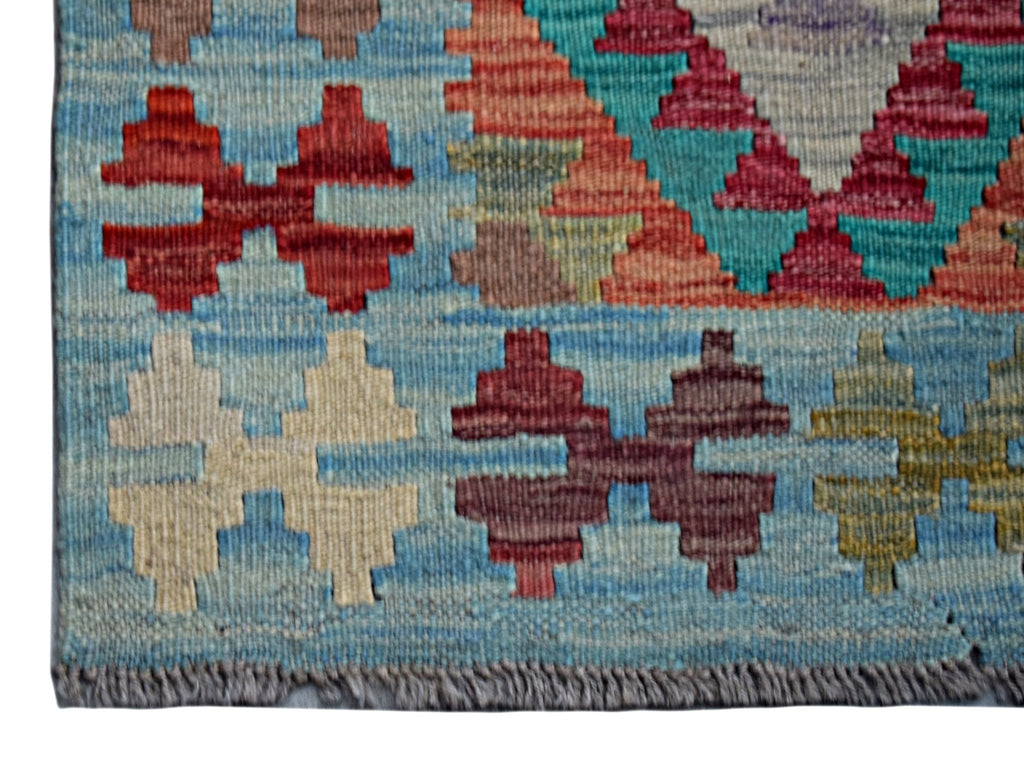 Handmade Afghan Maimana Kilim | 125 x 88 cm | 4'2" x 2'11" - Najaf Rugs & Textile