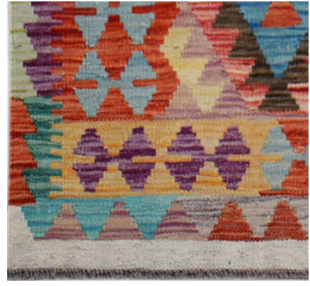 Handmade Afghan Maimana Kilim | 126 x 80 cm | 4'2" x 2'8" - Najaf Rugs & Textile