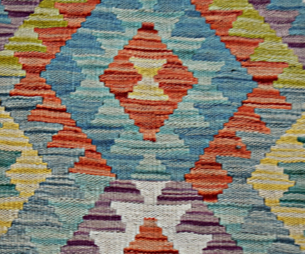 Handmade Afghan Maimana Kilim | 127 x 77 cm | 4'2" x 2'8" - Najaf Rugs & Textile