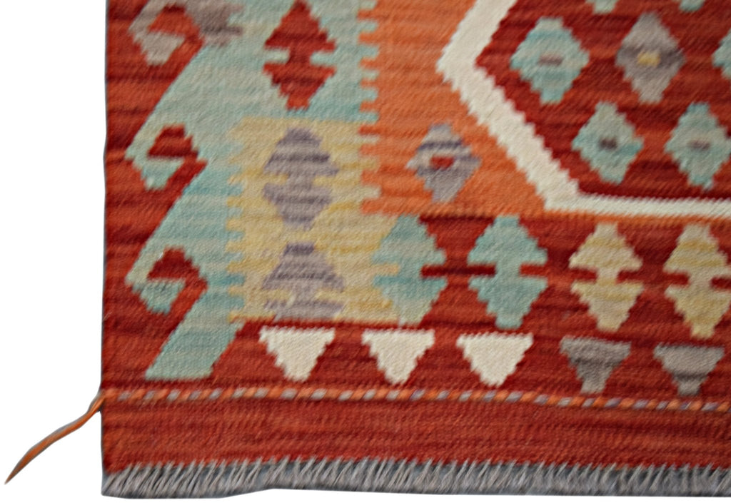 Handmade Afghan Maimana Kilim | 129 x 79 cm | 4'3" x 2'7" - Najaf Rugs & Textile