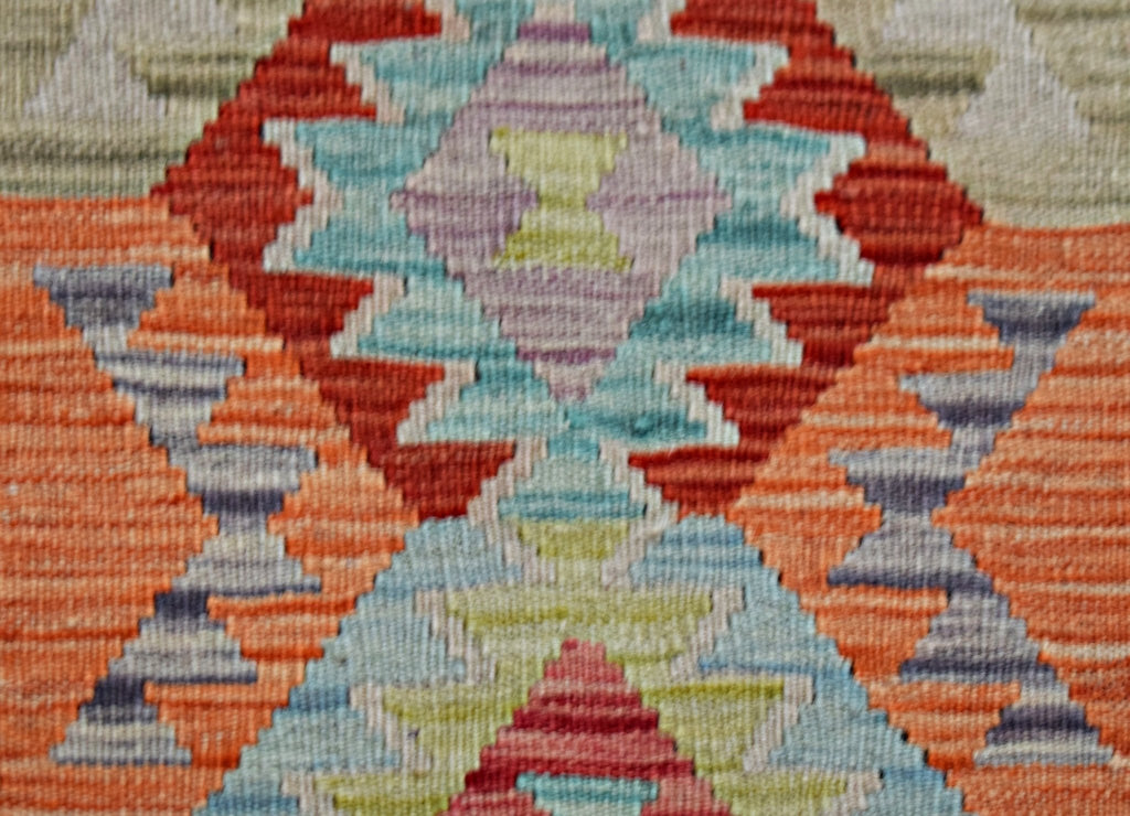 Handmade Afghan Maimana Kilim | 129 x 85 cm | 4'3" x 2'10" - Najaf Rugs & Textile