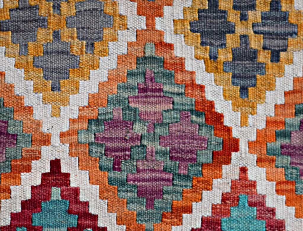 Handmade Afghan Maimana Kilim | 130 x 84 cm | 4'3" x 2'9" - Najaf Rugs & Textile