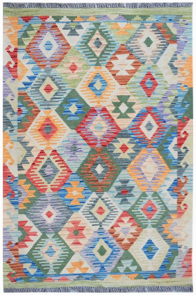 Handmade Afghan Maimana Kilim | 142 x 99 cm | 4'8" x 3'3" - Najaf Rugs & Textile