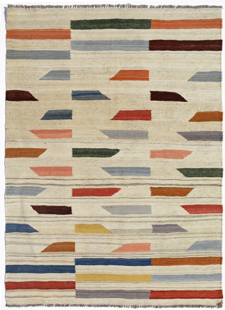 Handmade Afghan Maimana Kilim | 146 x 104 cm | 4'11" x 3'5" - Najaf Rugs & Textile