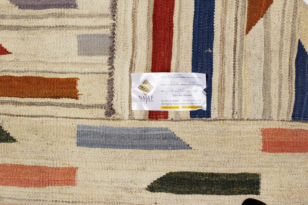 Handmade Afghan Maimana Kilim | 146 x 104 cm | 4'11" x 3'5" - Najaf Rugs & Textile