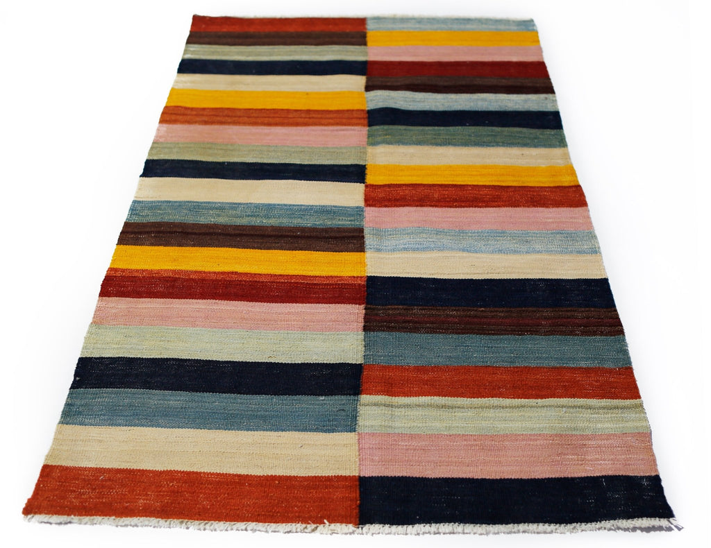 Handmade Afghan Maimana Kilim | 146 x 96 cm | 4'10" x 3'2" - Najaf Rugs & Textile