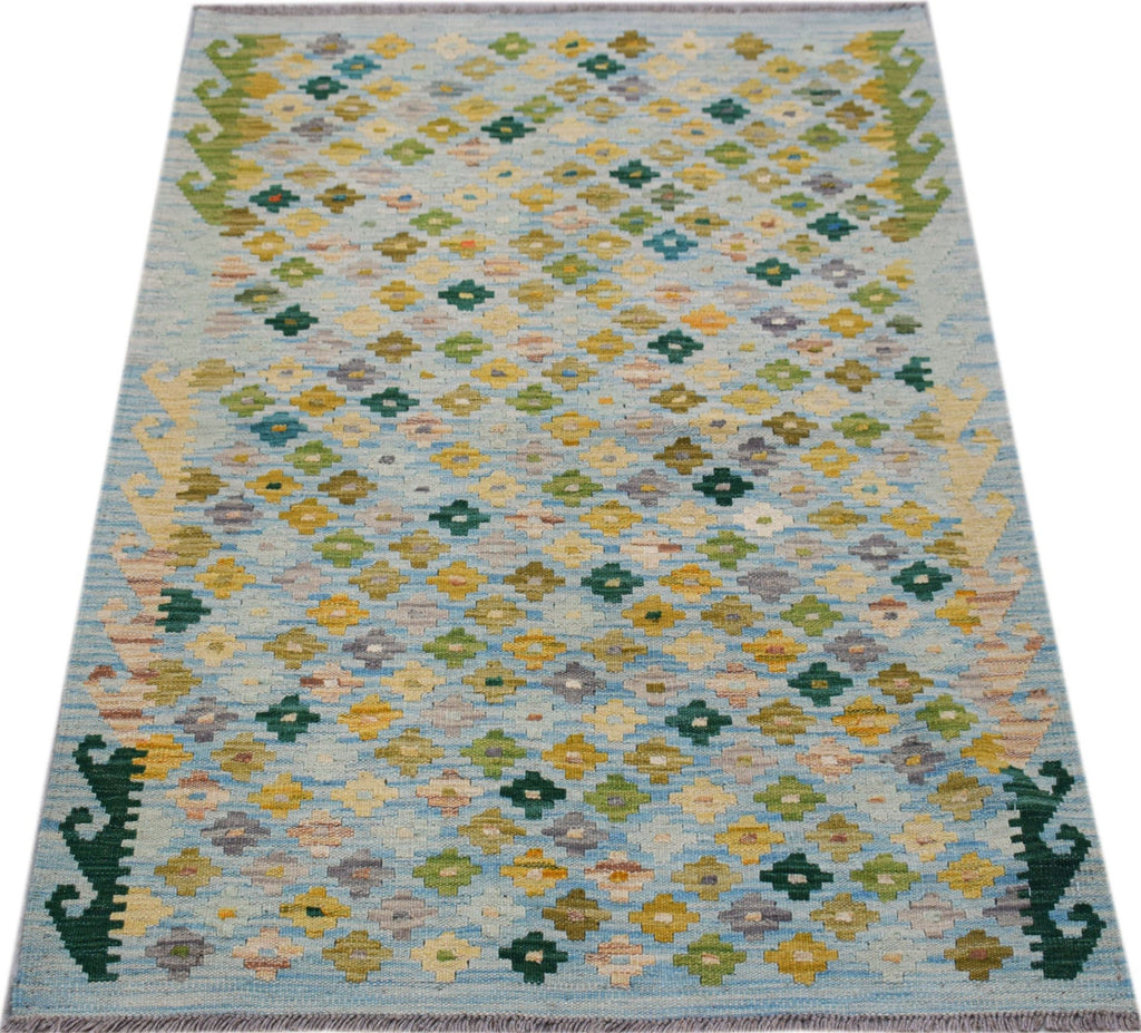 Handmade Afghan Maimana Kilim | 147 x 103 cm | 4'10" x 3'4" - Najaf Rugs & Textile