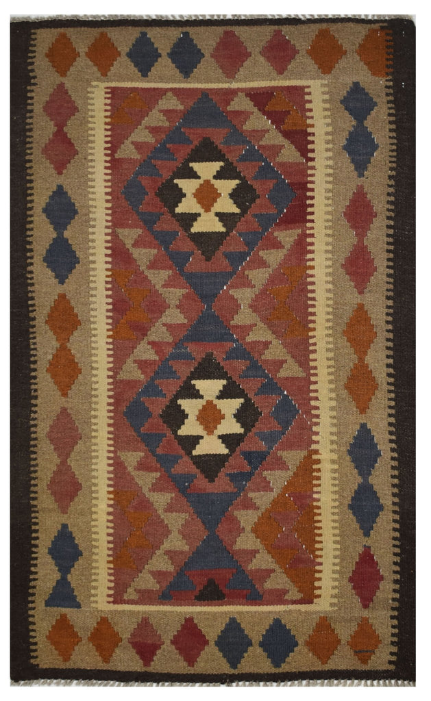 Handmade Afghan Maimana Kilim | 150 x 95 cm | 4'9" x 3'1" - Najaf Rugs & Textile