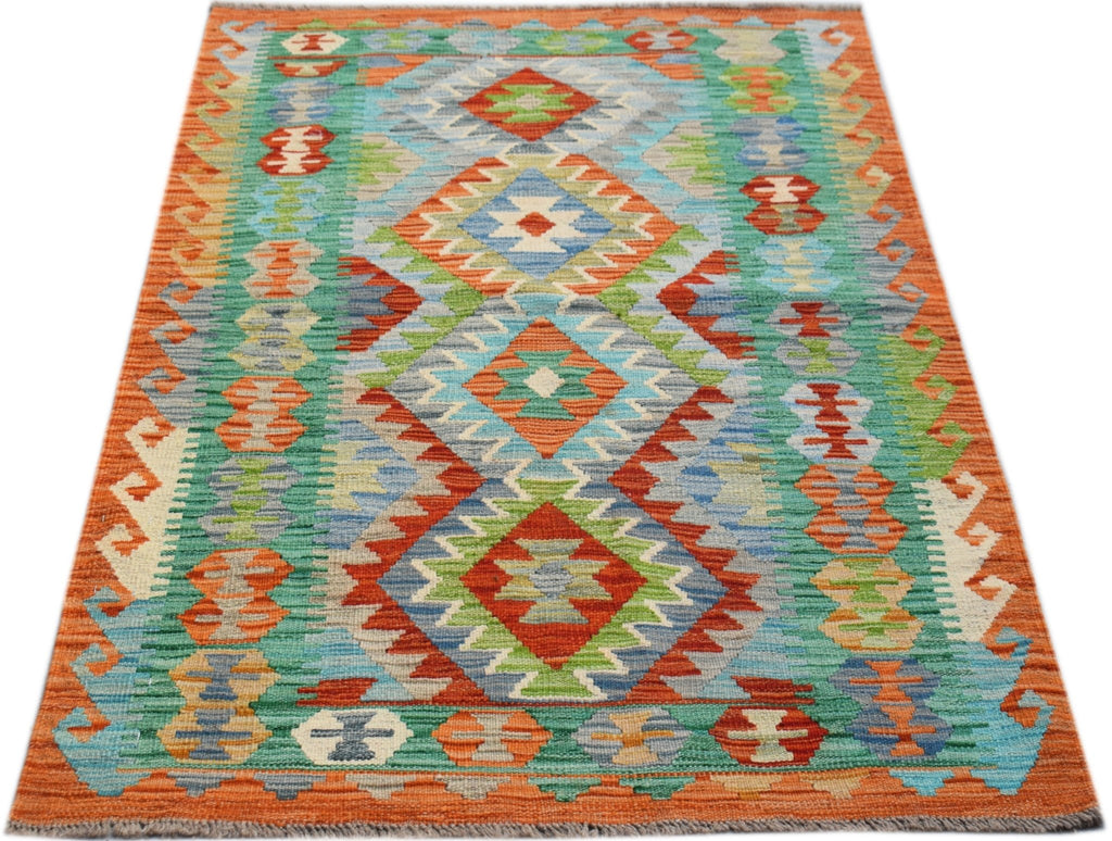 Handmade Afghan Maimana Kilim | 157 x 103 cm | 5'2" x 3'4" - Najaf Rugs & Textile