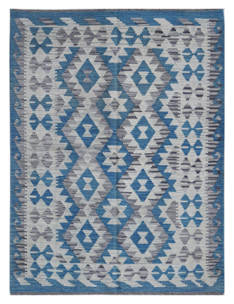 Handmade Afghan Maimana Kilim | 170 x 133 cm | 5'7" x 4'4" - Najaf Rugs & Textile