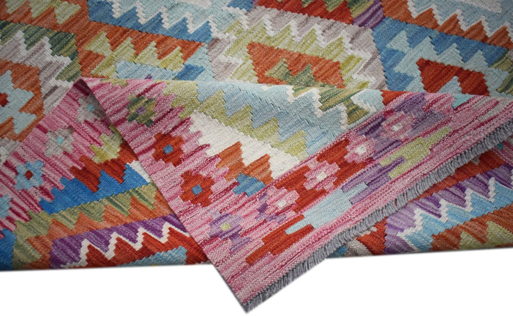 Handmade Afghan Maimana Kilim | 177 x 136 cm | 5'1" x 4'6" - Najaf Rugs & Textile