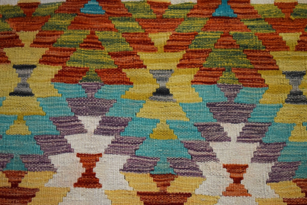 Handmade Afghan Maimana Kilim | 178 x 135 cm | 5'10" x 4'5" - Najaf Rugs & Textile