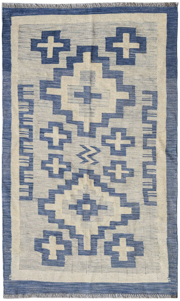 Handmade Afghan Maimana Kilim | 180 x 112 cm | 5'11" x 3' - Najaf Rugs & Textile