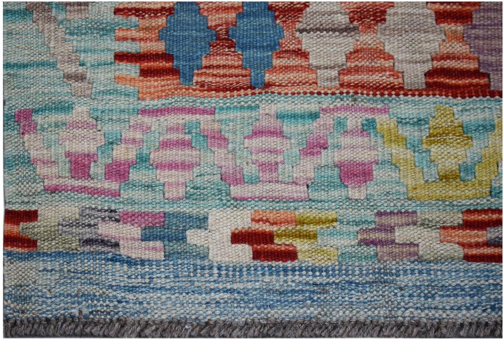Handmade Afghan Maimana Kilim | 192 x 127 cm | 6'4" x 4'2" - Najaf Rugs & Textile