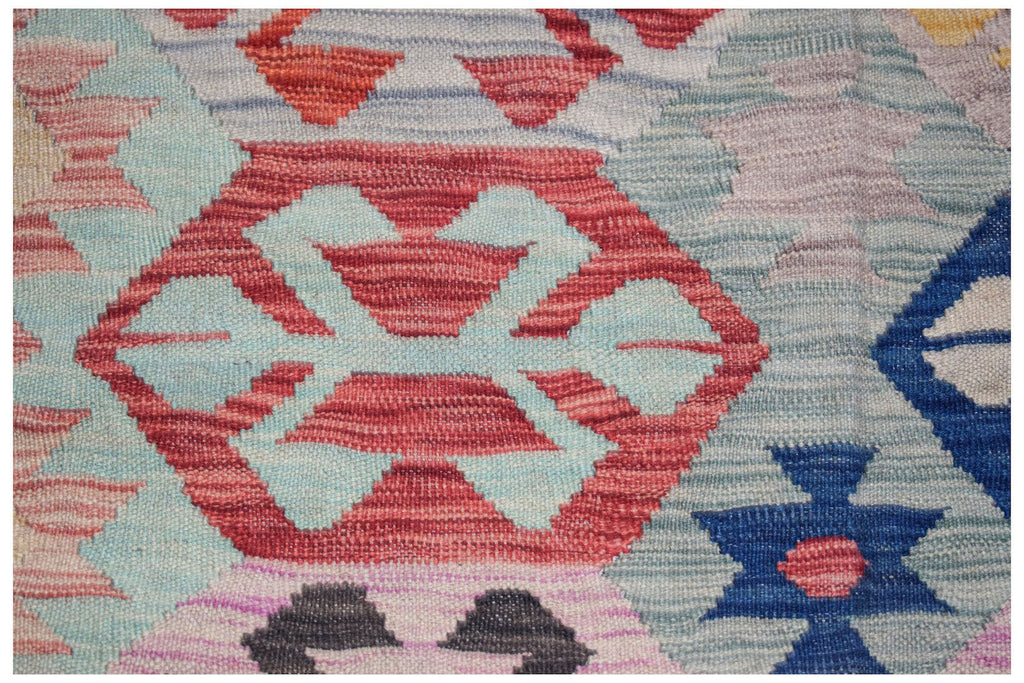 Handmade Afghan Maimana Kilim | 194 x 147 cm | 6'5" x 4'10" - Najaf Rugs & Textile