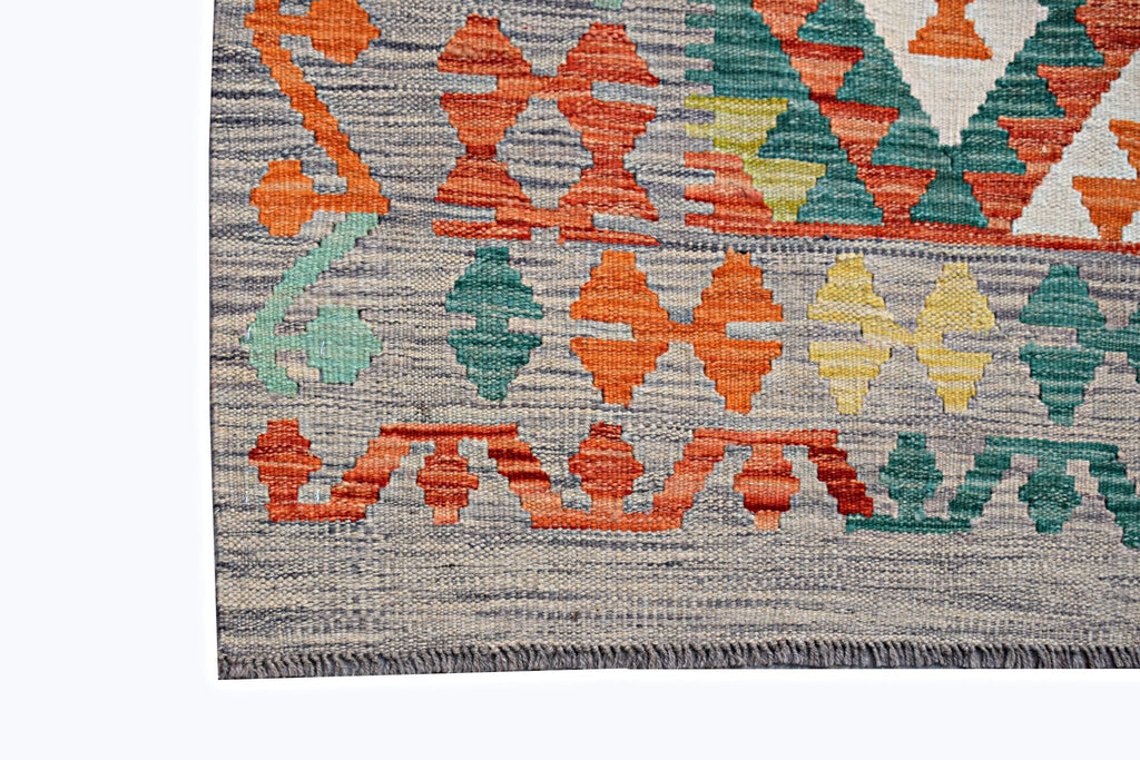Handmade Afghan Maimana Kilim | 194 x 152 cm | 6'5" x 5' - Najaf Rugs & Textile
