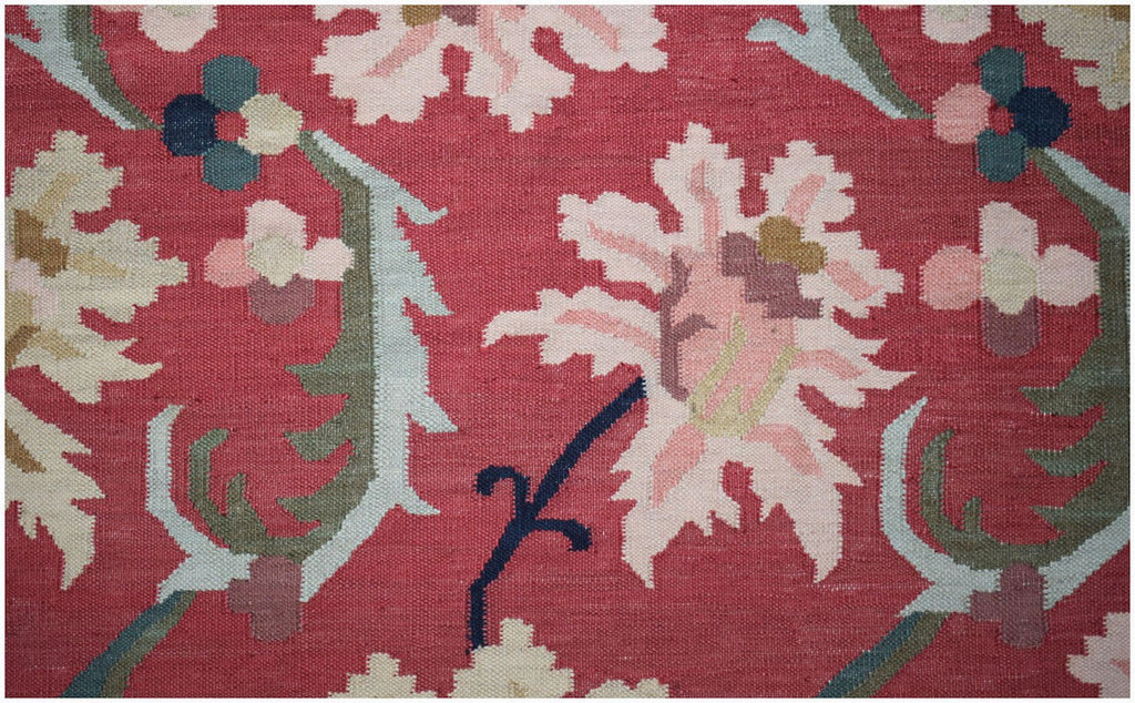 Handmade Afghan Maimana Kilim | 195 x 145 cm | 6'5" x 4'9" - Najaf Rugs & Textile